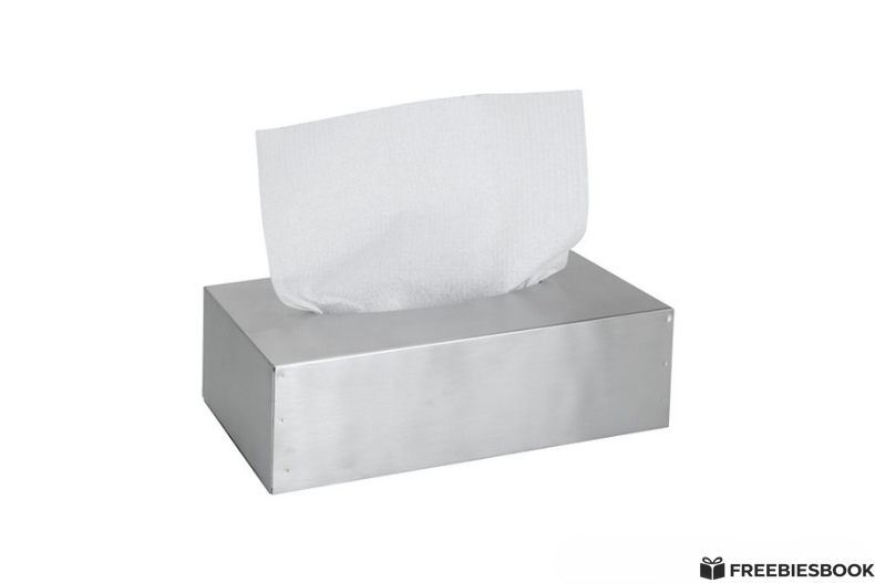 Free metal (stainless steel) tissue box cover - FREEBIESBOOK